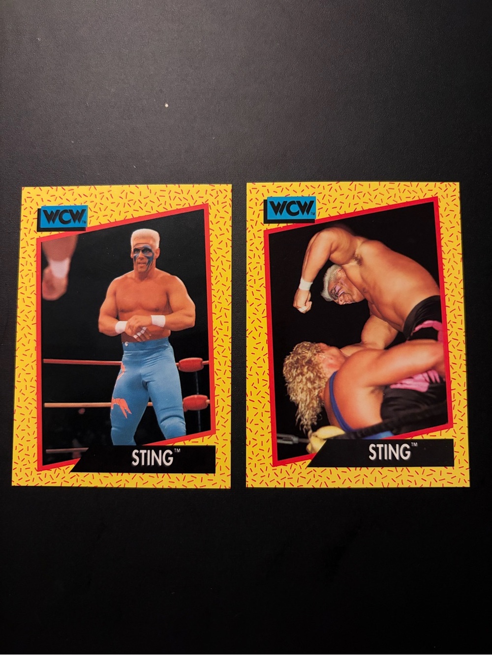 All 2 Sting 1991 Impel WWE WCW Rookie RC Wrestling Card